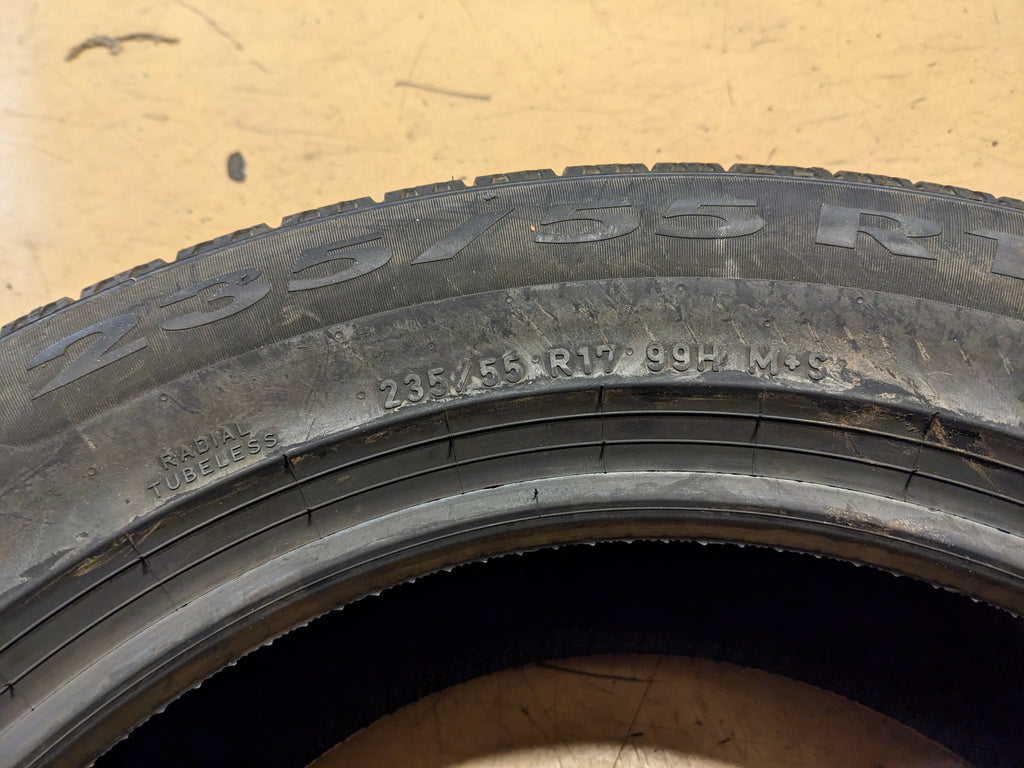 4 PIRELLI P7 AS PLUS 3 P 235 55 17 99H SL ALL SEASON TIRE 4230100