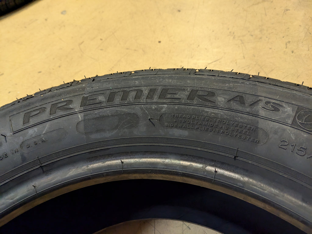 MICHELIN PREMIER A/S BSW P 215 60 16 95 H ALL SEASON TIRE 215/60R16