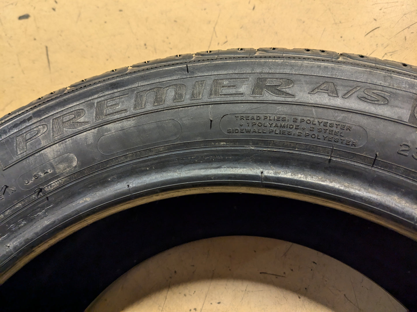 MICHELIN PREMIER A/S BSW P 235 55 18 100V ALL SEASON TIRE 4213