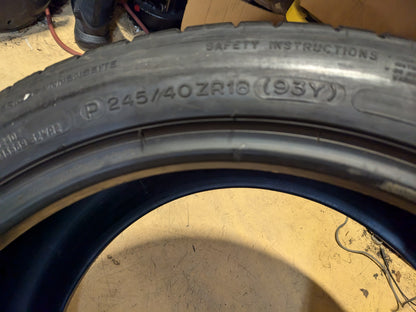 MICHELIN PILOT SUPER SPORT BSW P 245 40 18 93Y UHP TIRE 79245