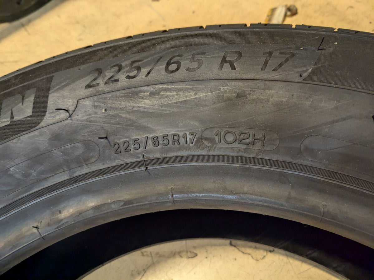 4 MICHELIN PRIMACY A/S BSW P 225 65 17 102H ALL SEASON TIRE 52670