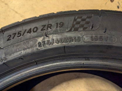 MICHELIN PILOT SPORT 4 GOE P 275 40 19 105Y PERFORMANCE TIRE 78563