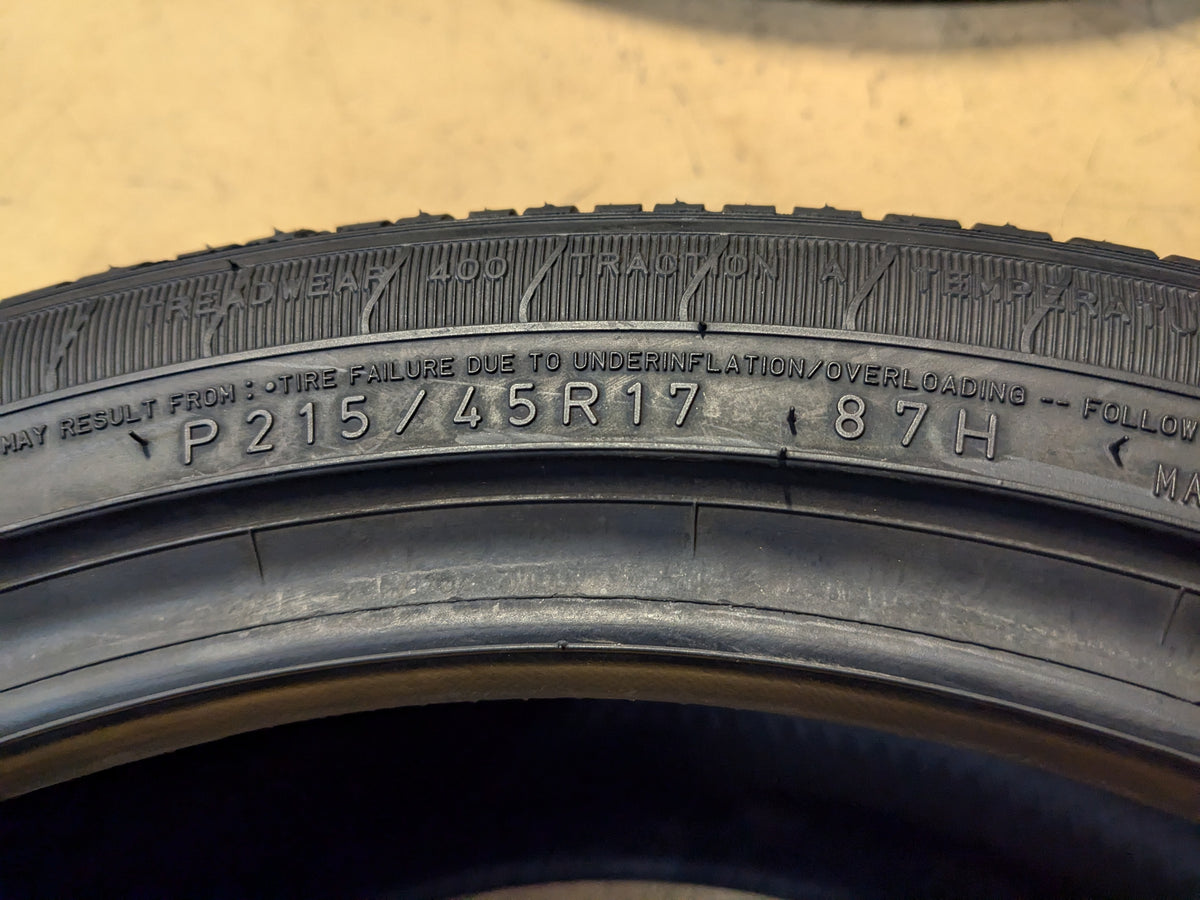NOS GOODYEAR EAGLE LS-2 BSW P 215 45 17 87H SL ALL SEASON TIRE 706203163