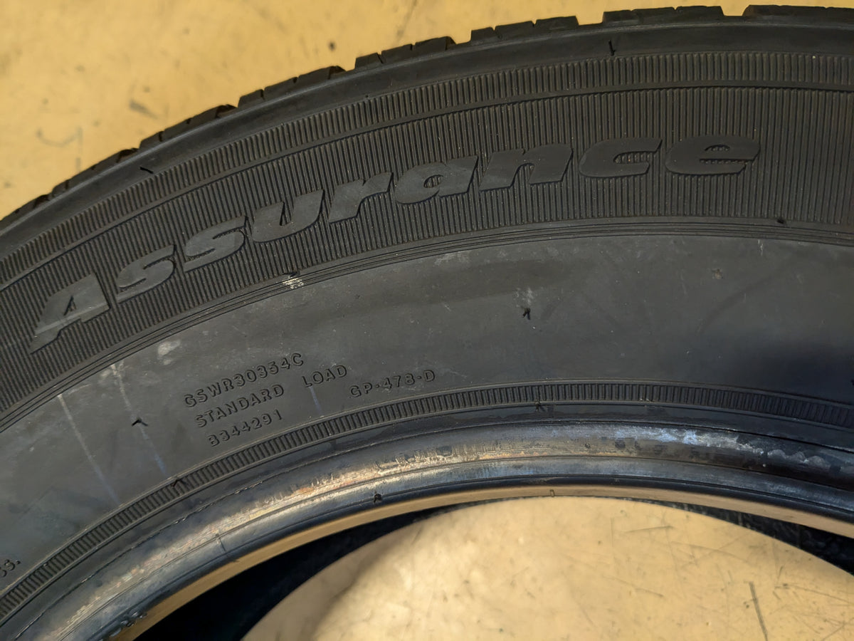 NOS GOODYEAR ASSURANCE COMFORTED BSW P 235 60 18 102T ALL SEASON TIRE 413215507
