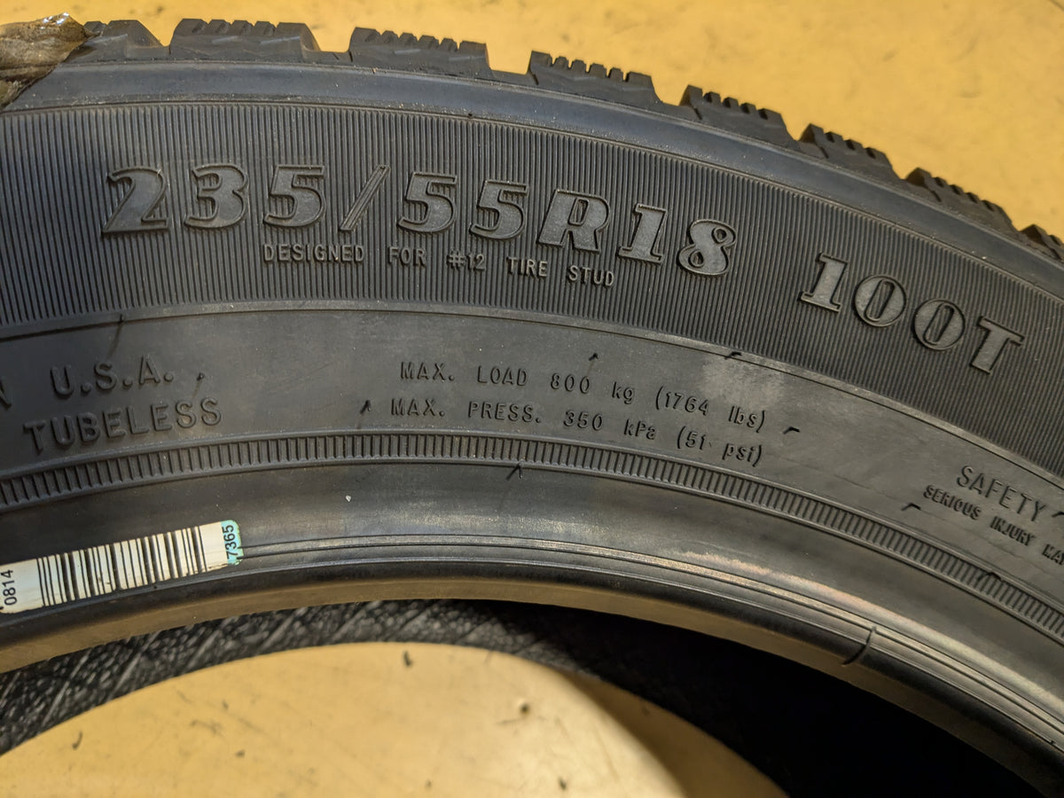 GOODYEAR WINTER COMMAND BSW P 235 55 18 100V WINTER TIRE 187061565
