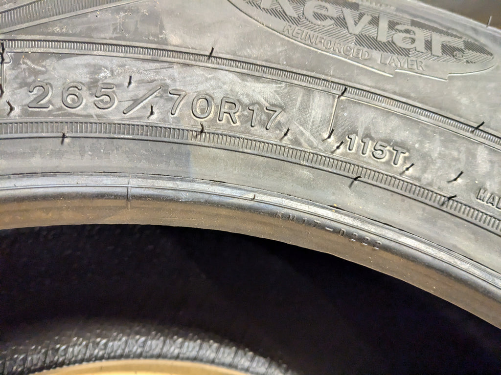 GOODYEAR WRANGLER ALL-TERRAIN ADVENTURE WITH KEVLAR BSW P 265 70 17 115T SL TIRE 758042572