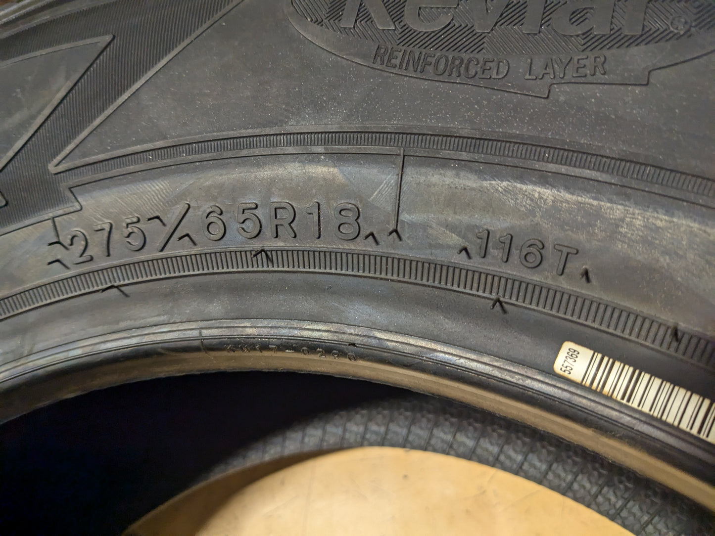 GOODYEAR WRANGLER ALL-TERRAIN ADV W/ KEVLAR OWL P 275 65 18 116T TIRE 758066571