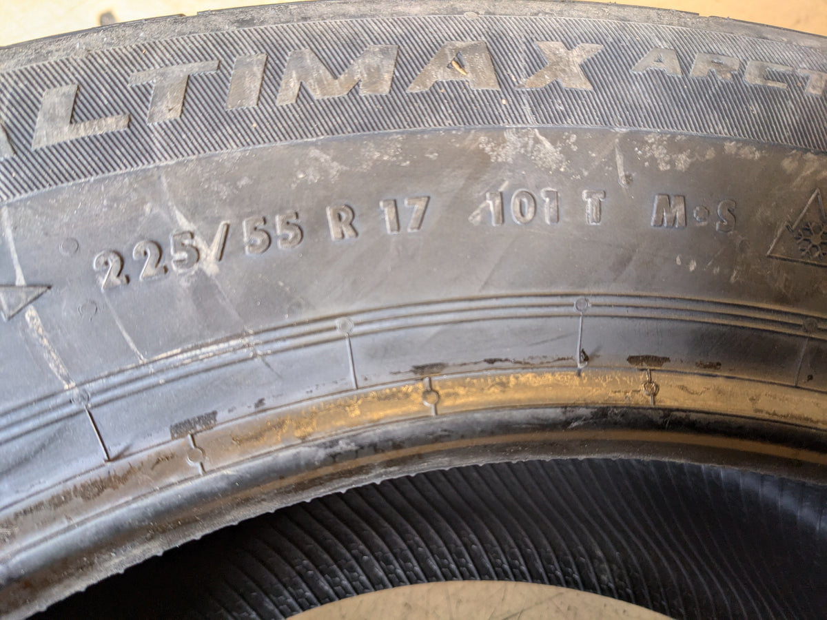 2 GENERAL ALTIMAX ARCTIC 12 BSW P 225 55 17 101T XL WINTER TIRE 15502910000