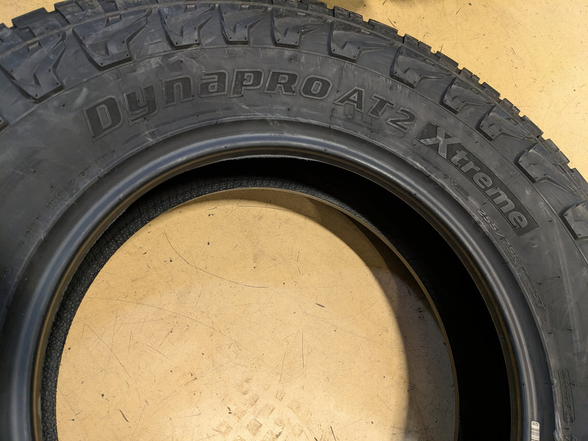 HANKOOK  DYNAPRO AT2 XTREME BSW P 255 75 17 115T SL ALL TERRAIN TIRE 1029791