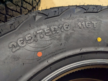 VENOM POWER TERRA HUNTER X/T BSW LT 265 75 16 116T RUGGED TERRAIN TIRE TVPXT66