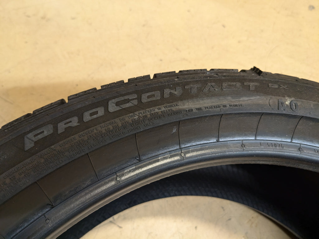 CONTINENTAL PROCTONACT GX (AO) P 255 35 19 96H XL TIRE 15573690000