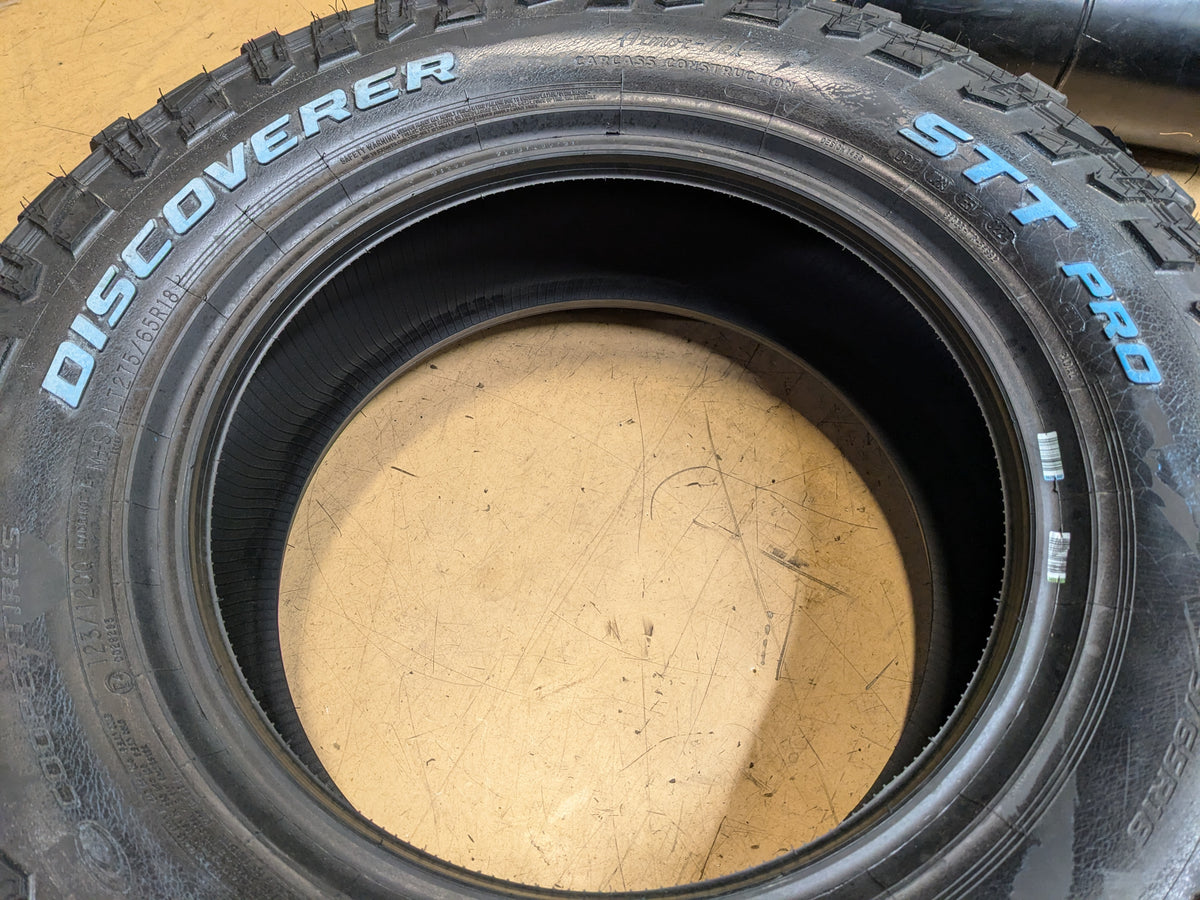 COOPER DISCOVERER STT PRO RWL LT 275 65 18 123/120Q E MUD TERRAIN TIRE 170121034