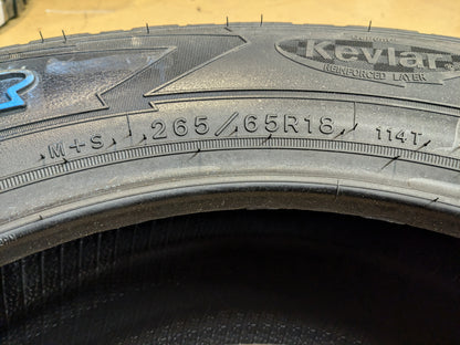 GOODYEAR WRANGLER ALL-TERRAIN ADV. W/ KEVLAR OWL P 265 65 18 114T TIRE 758068571