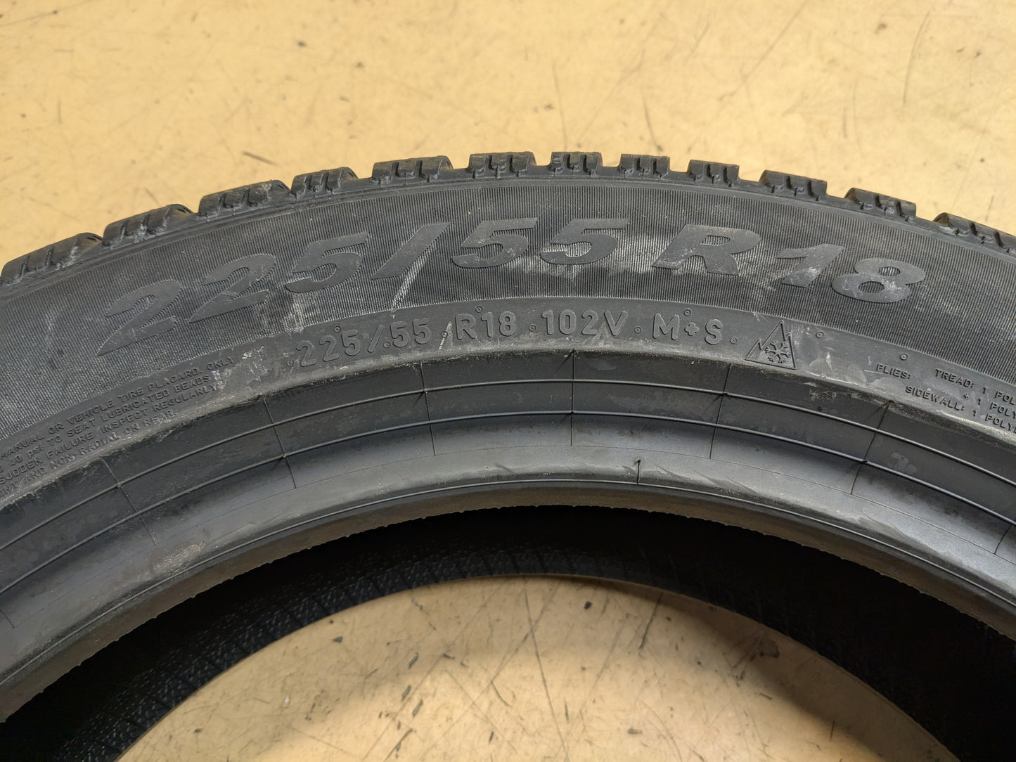 PIRELLI CINTURATO WINTER 2 BSW P 225 55 18 102V XL WINTER TIRE 3933800