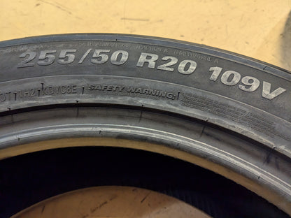 NOS KUMHO CRUGEN HP71 BSW P 255 50 20 109V XL ALL SEASON TIRE 2230073