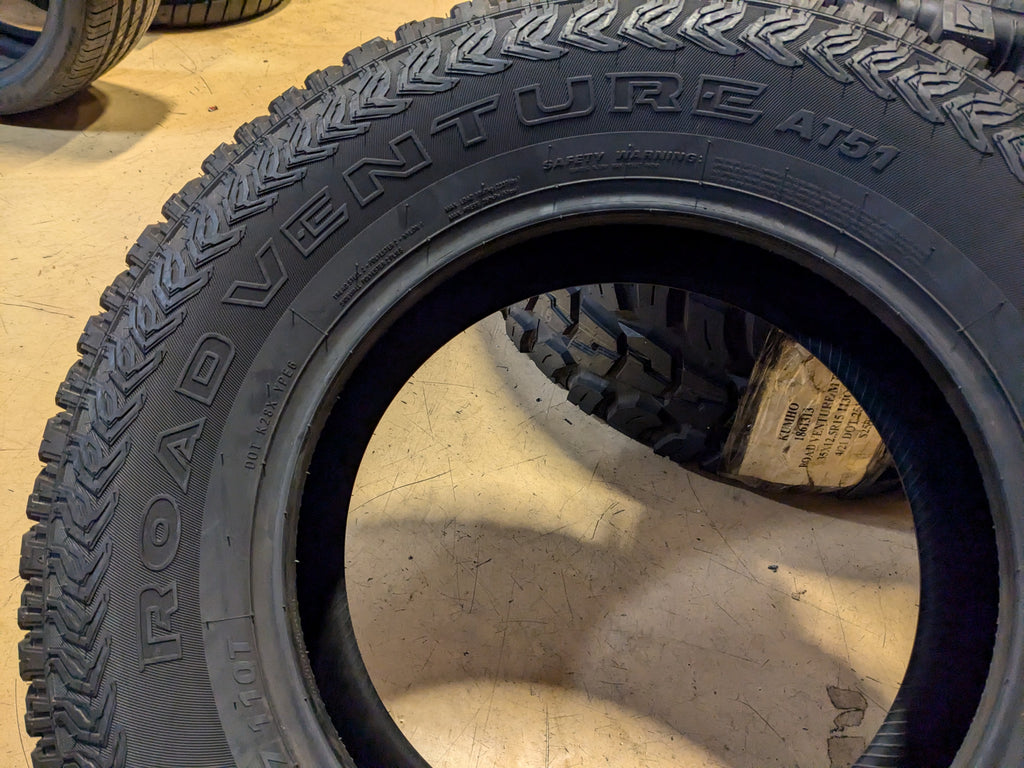 NOS KUMHO ROAD VENTURE AT51 BSW P 255 70 17 110T ALL SEASON TIRE 2169353