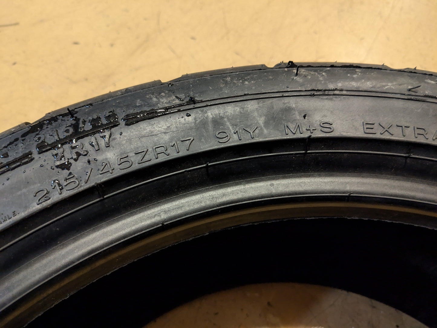 UNIROYAL POWER PAW A/S BSW P 215 45 17 91Y ALL SEASON TIRE 008873