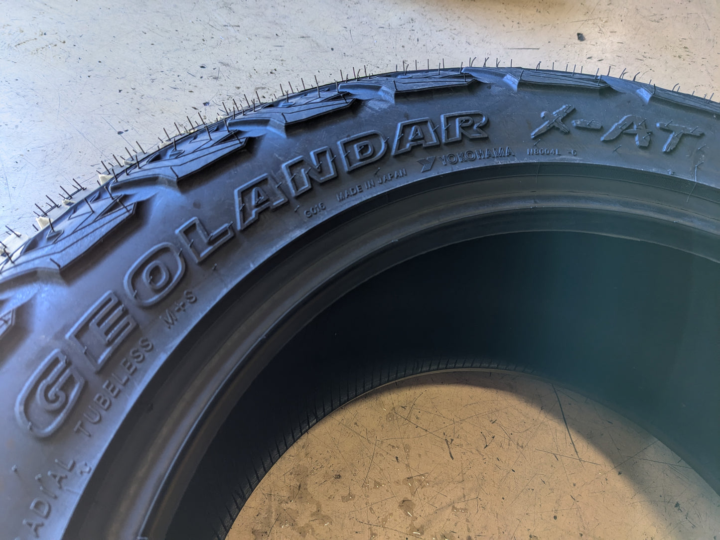 YOKOHAMA GEOLANDAR X-AT BSW LT 33 12.50 20 114Q E ALL TERRAIN TIRE 110116017
