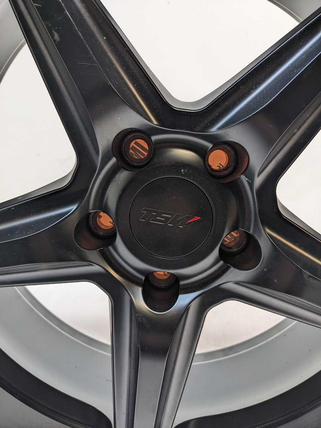 TSW 2085LCH405114B76 LAUNCH 20X8.5 5X114.3 40MM MATTE BLACK W/ GLOSS BLACK LIP WHEEL NEW B2