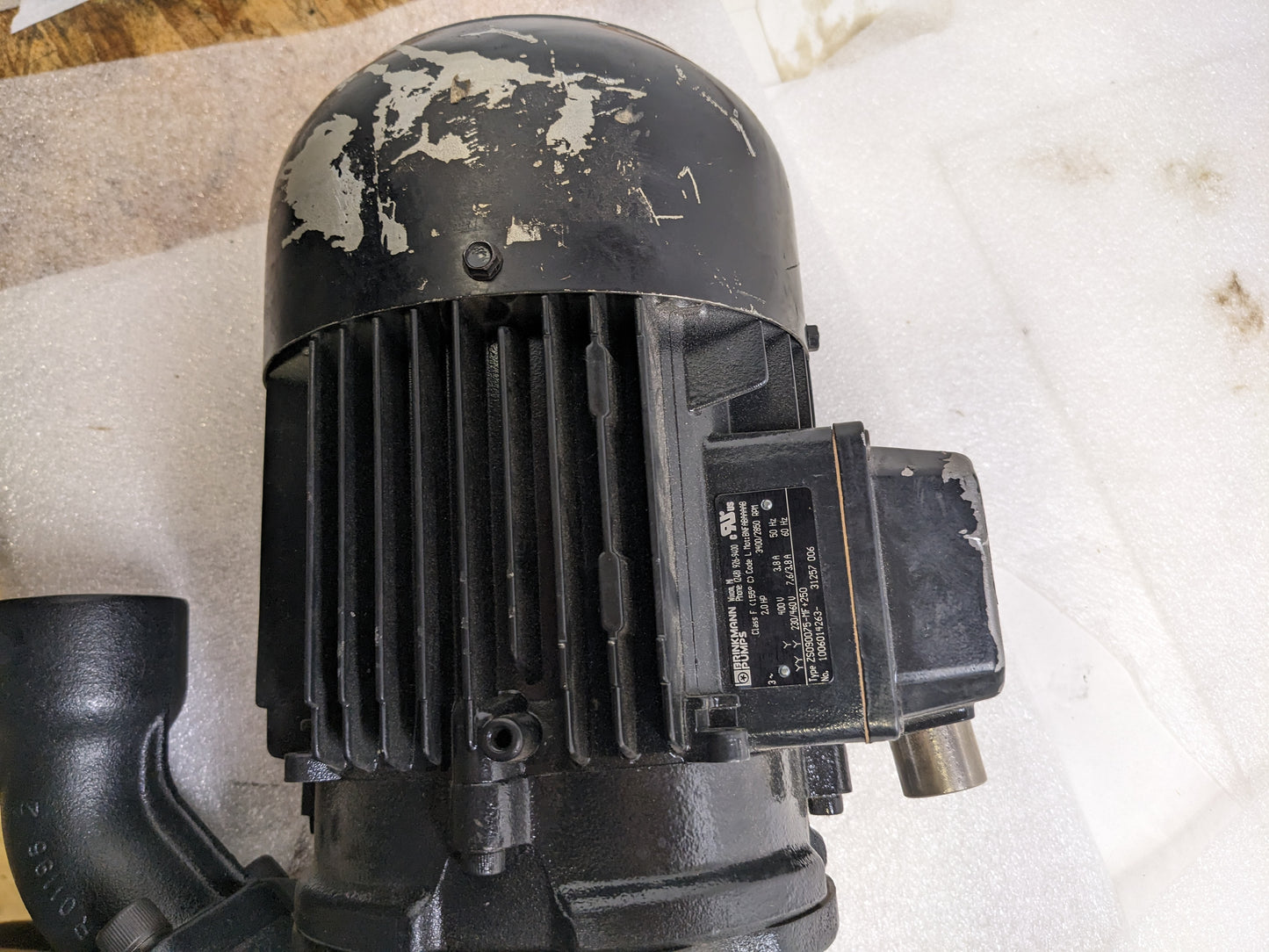 BRINKMANN PUMPS ZS090075-MF+250 SUBMERSIBLE PUMP 2HP  3400/2850RPM USED R11