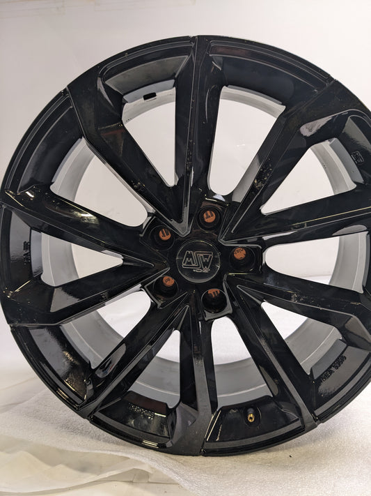 MSW W19286506TC5 TYPE 71 19X8 45MM 5X114MM GLOSS BLACK WHEEL NEW B2