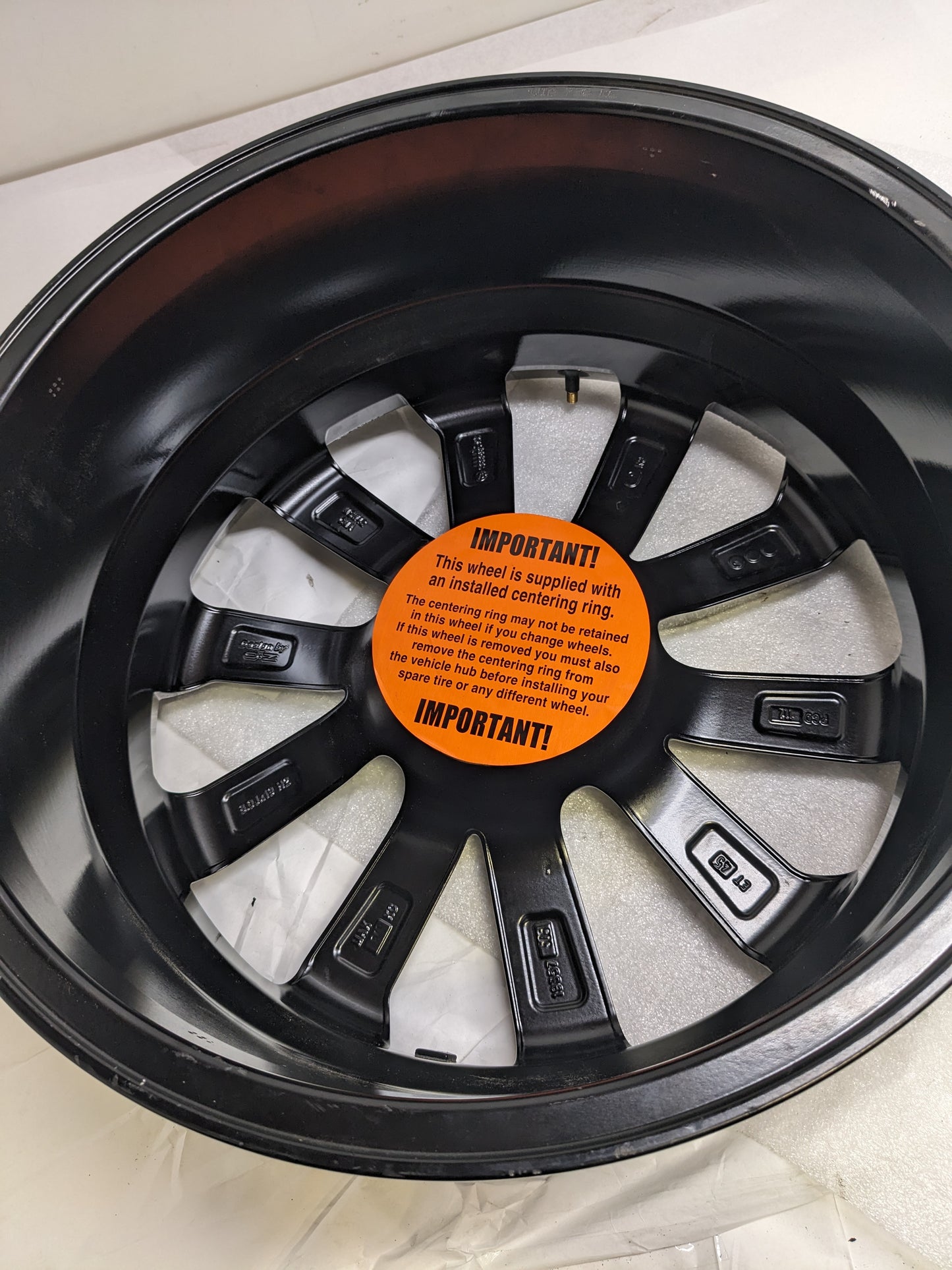 MSW W19286506TC5 TYPE 71 19X8 45MM 5X114MM GLOSS BLACK WHEEL NEW B2