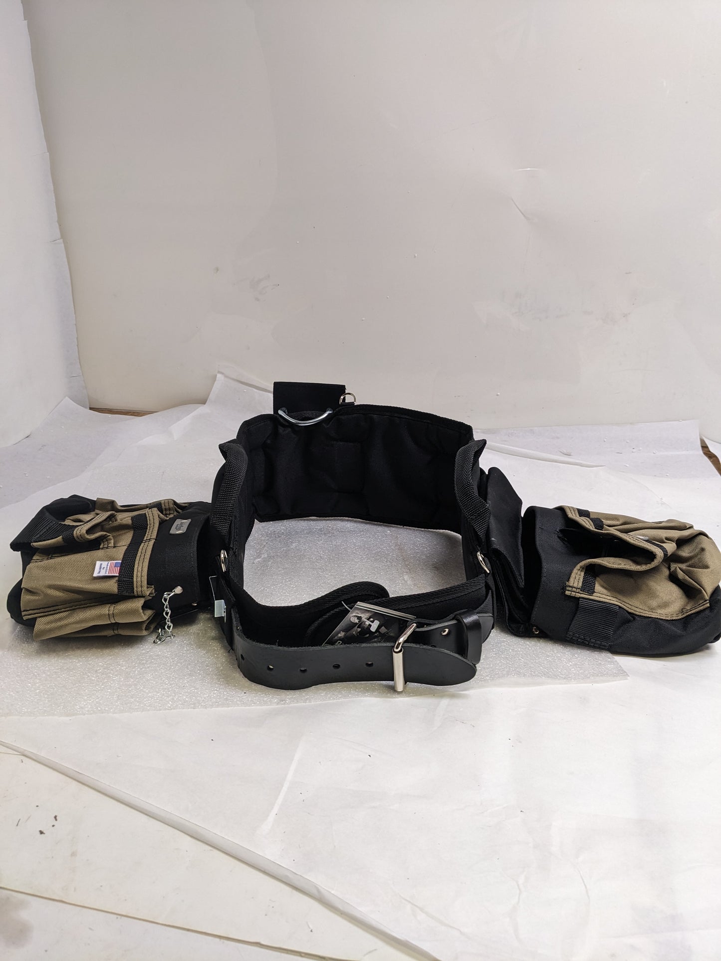 BOULDER BAG ULTIMATE ELECTRICIAN'S MAX COMBO WITH COMFORT BACK SUPPORT TOOL BELT LEATHER BELT BUCKLE HEAVY LARGE NEW B2