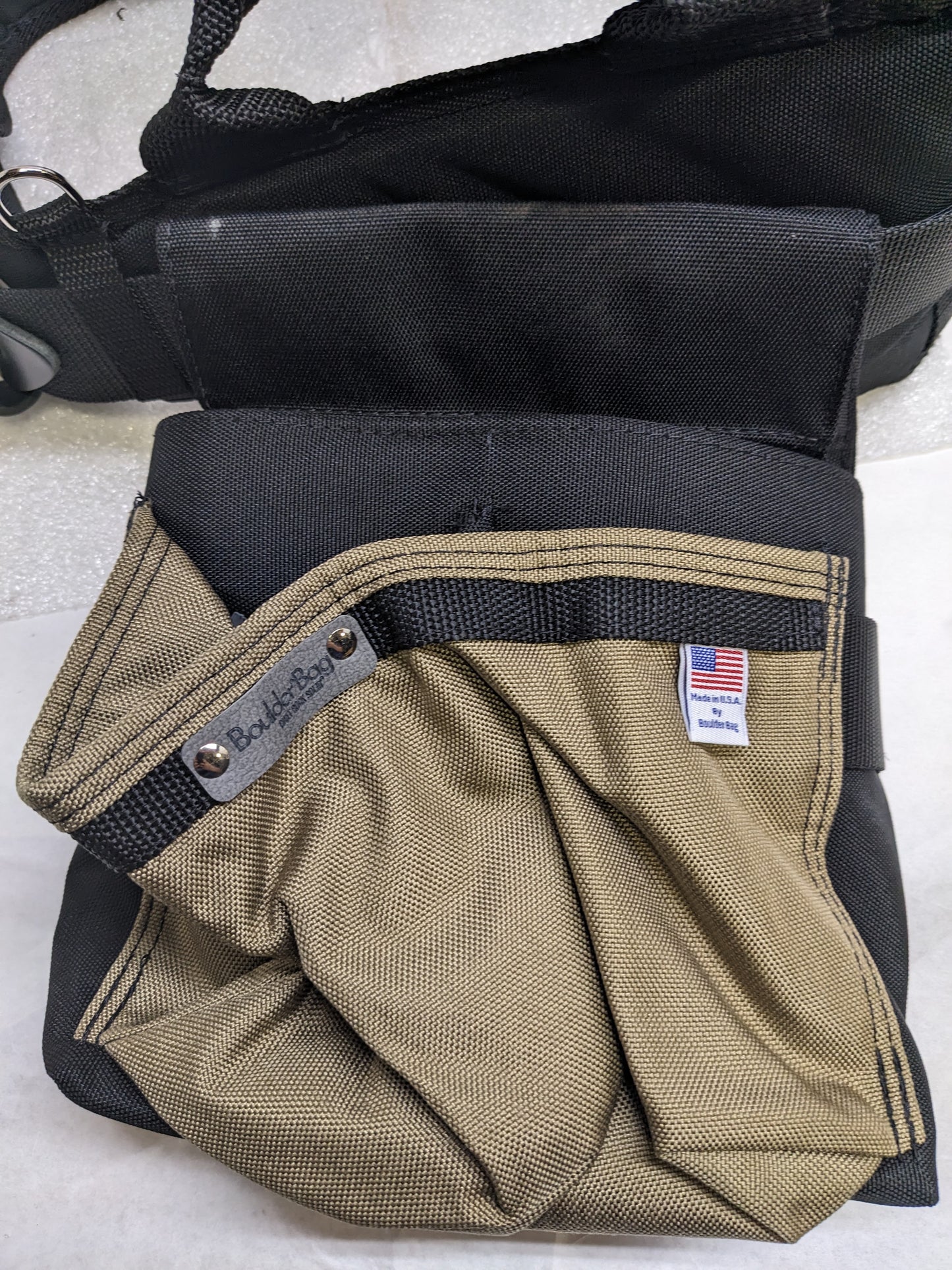 BOULDER BAG ULTIMATE ELECTRICIAN'S MAX COMBO WITH COMFORT BACK SUPPORT TOOL BELT LEATHER BELT BUCKLE HEAVY LARGE NEW B2