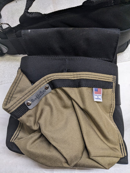 BOULDER BAG ULTIMATE ELECTRICIAN'S MAX COMBO WITH COMFORT BACK SUPPORT TOOL BELT LEATHER BELT BUCKLE HEAVY LARGE NEW B2