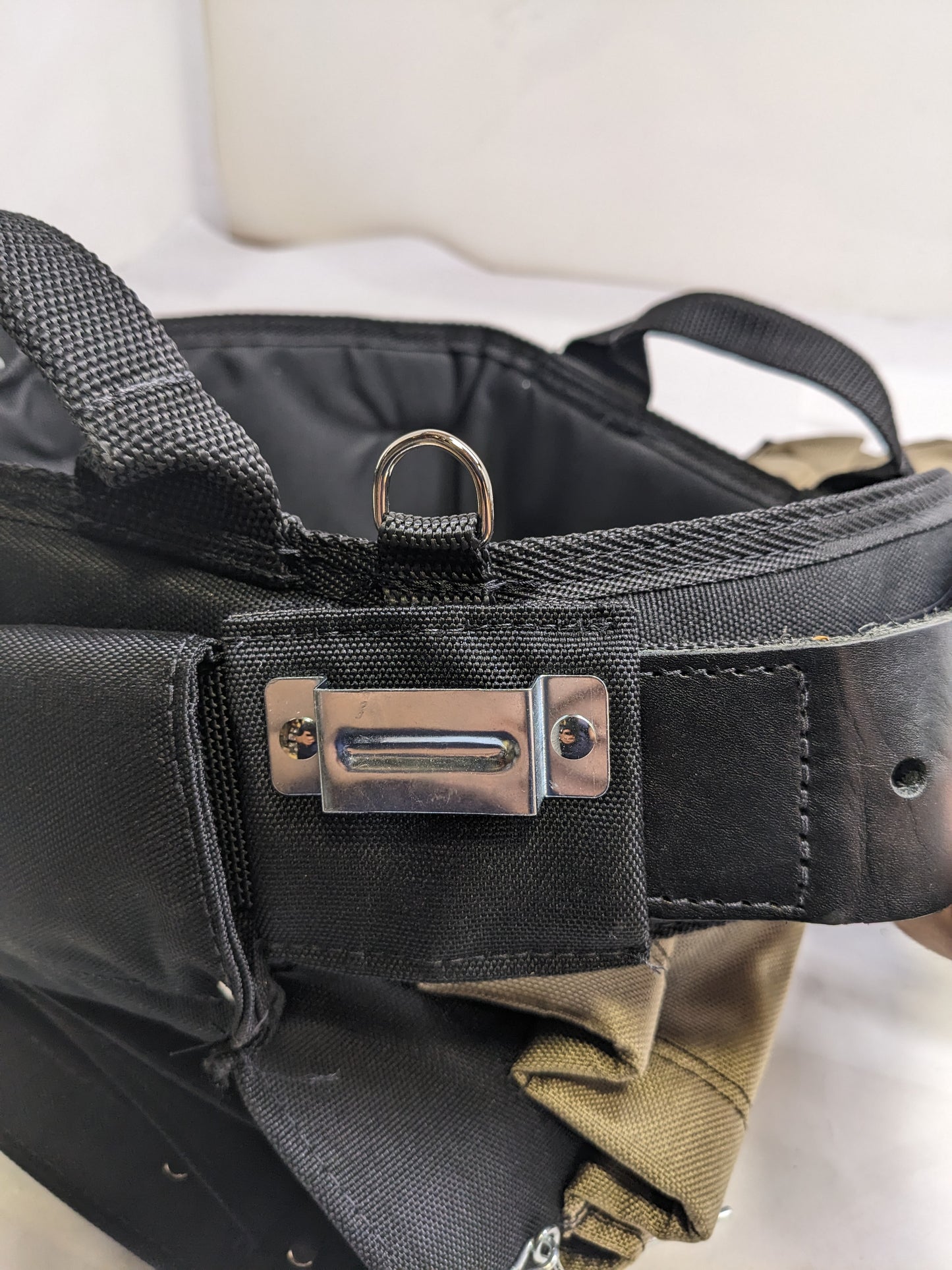 BOULDER BAG ULTIMATE ELECTRICIAN'S MAX COMBO WITH COMFORT BACK SUPPORT TOOL BELT LEATHER BELT BUCKLE HEAVY LARGE NEW B2