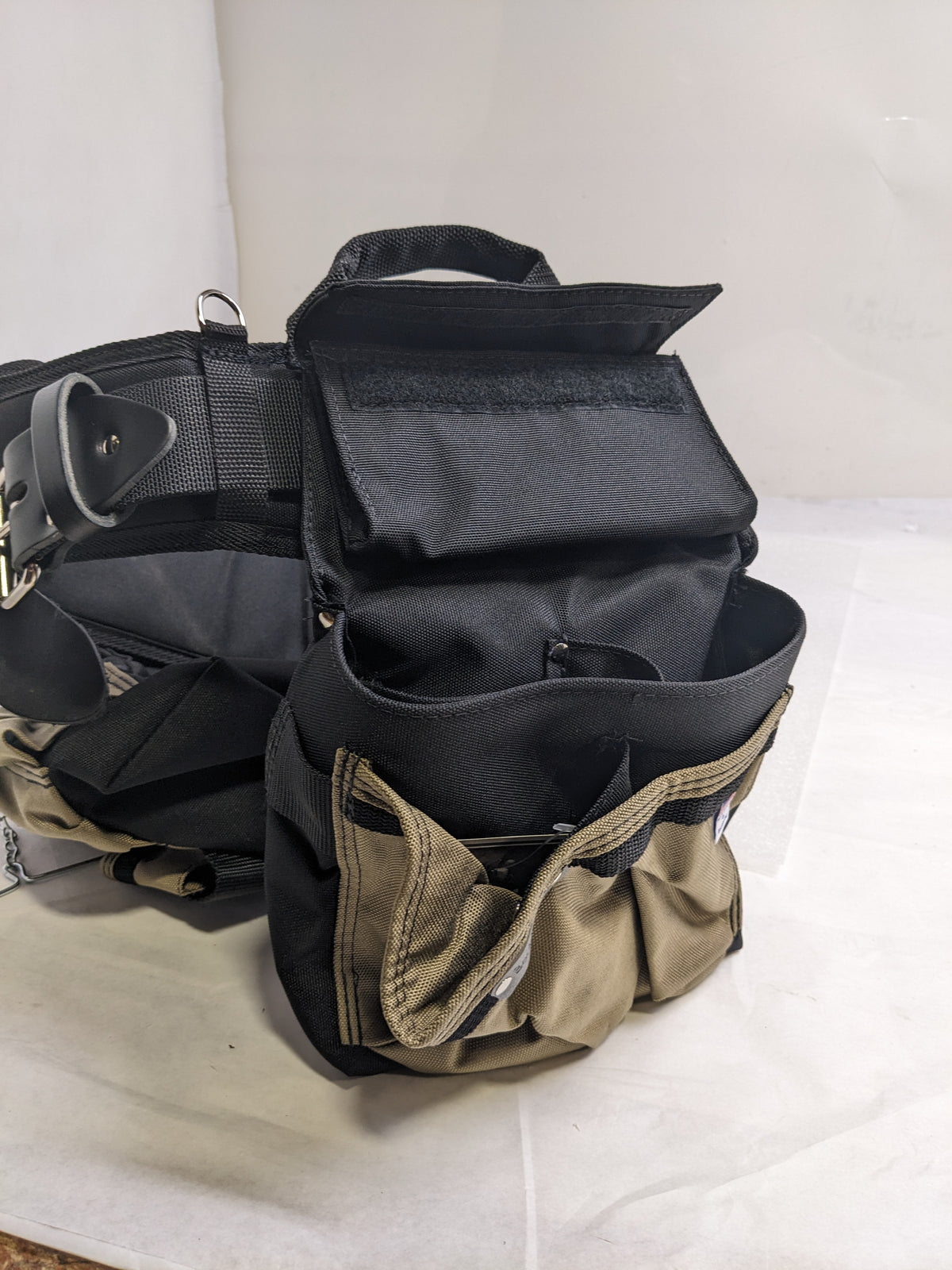 BOULDER BAG ULTIMATE ELECTRICIAN'S MAX COMBO WITH COMFORT BACK SUPPORT TOOL BELT LEATHER BELT BUCKLE HEAVY LARGE NEW B2