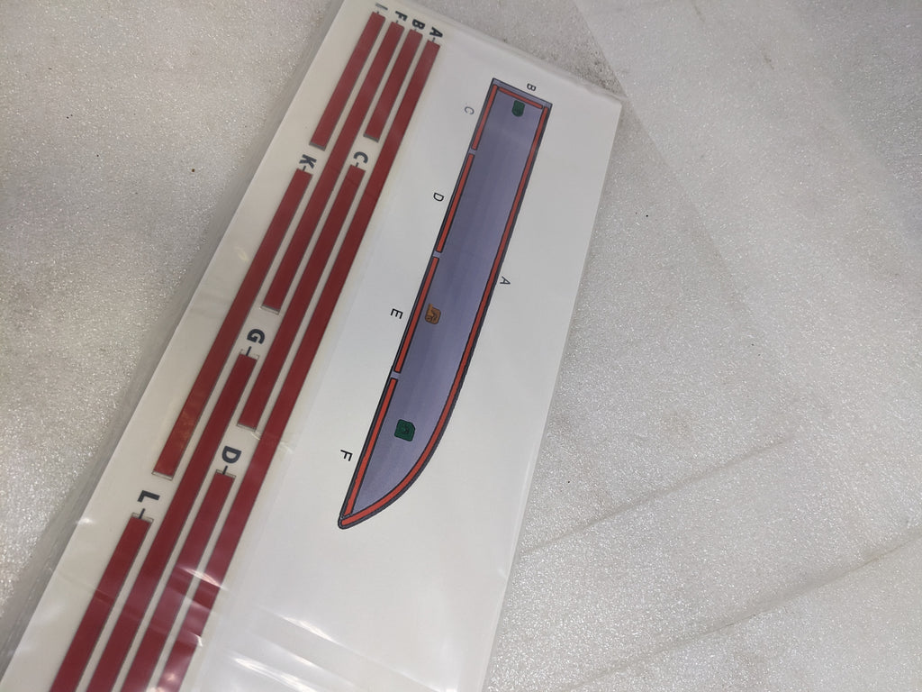 PORSCHE 95B898635 TRIM STRIPE TAPE REPAIR KIT FOR 2017-2021 MACAN NEW R20
