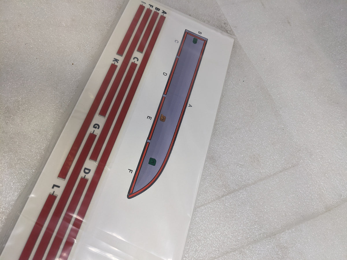 PORSCHE 95B898635 TRIM STRIPE TAPE REPAIR KIT FOR 2017-2021 MACAN NEW R20