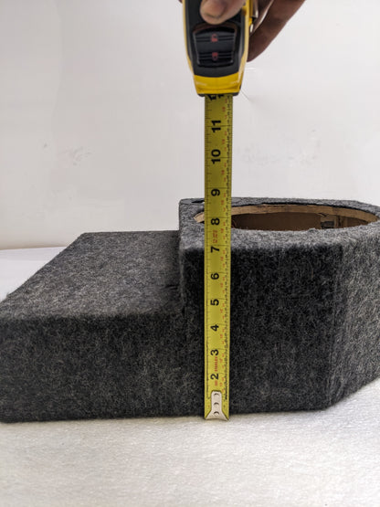 PORSCHE SUBWOOFER BOX 9-1/2" OPENING 0.5" THICK FOR 928 1977-2005 USED R23