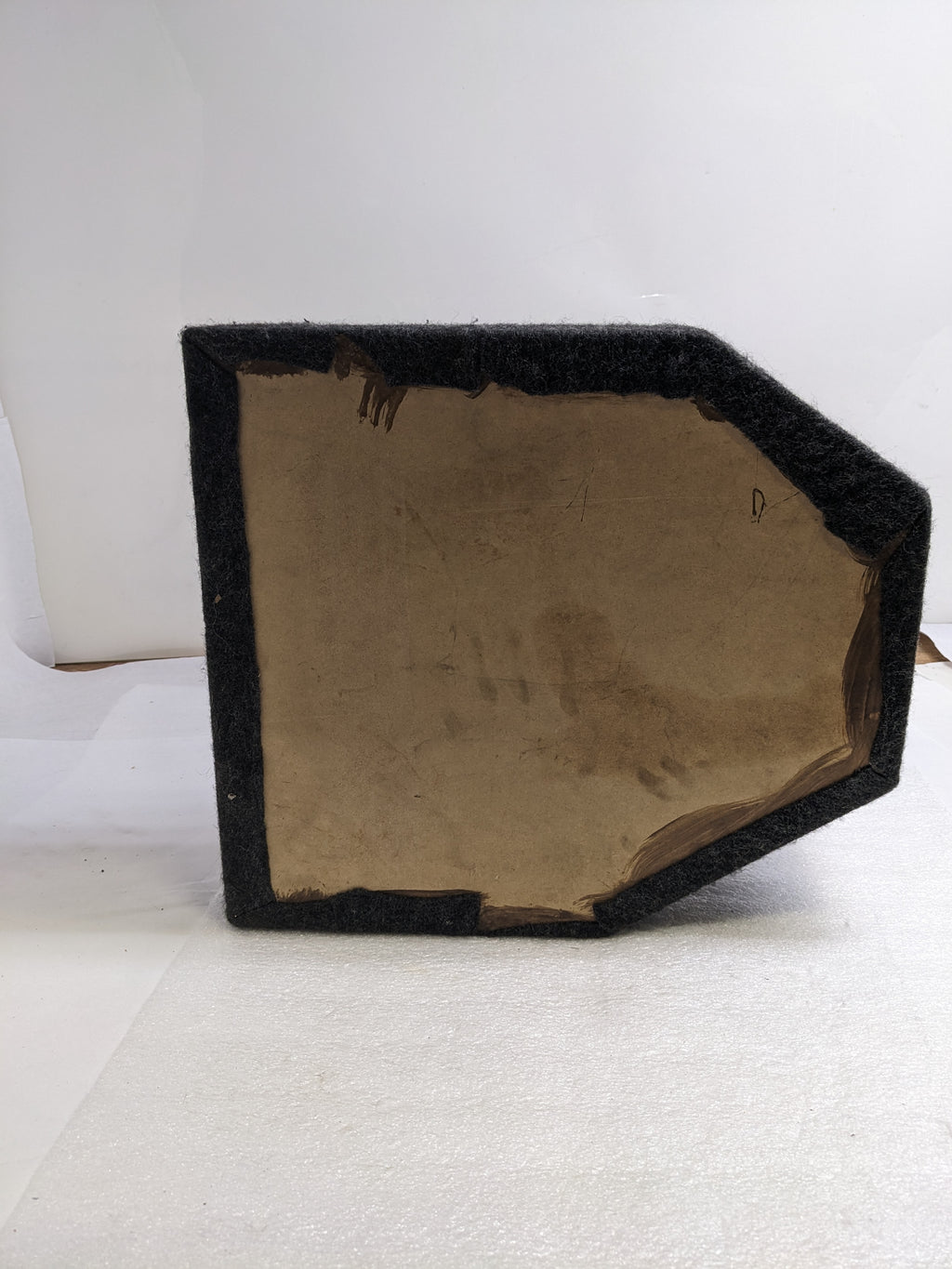 PORSCHE SUBWOOFER BOX 9-1/2" OPENING 0.5" THICK FOR 928 1977-2005 USED R23