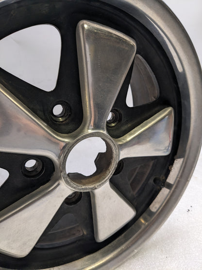 PORSCHE 6X15 IN 5 LUG 38MM OFFSET WHEEL SET FOR 912/911 USED B2
