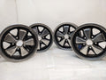 PORSCHE 6X15 IN 5 LUG 38MM OFFSET WHEEL SET FOR 912/911 USED B2