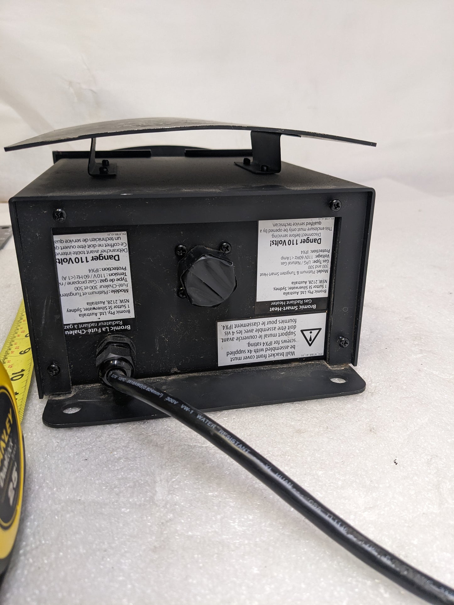 INCOMPLETE BROMIC HEATING SMART-HEAT GAS RADIANT HEATER W/O HEAD NEW R27