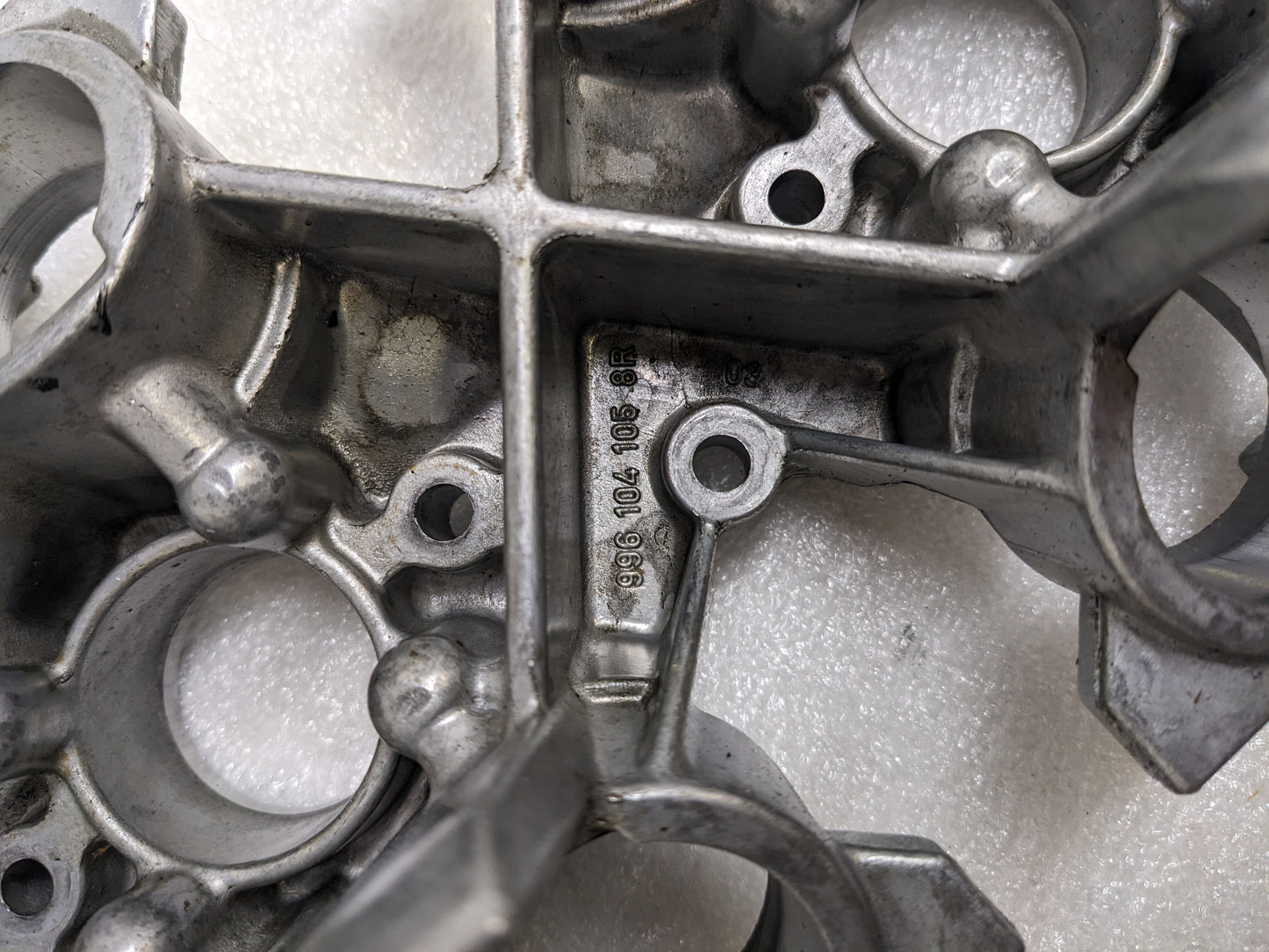 PORSCHE 9961041058R  LEFT SIDE FLAT TAPPET HOUSING FOR 1997-2004 BOXSTER USED R23