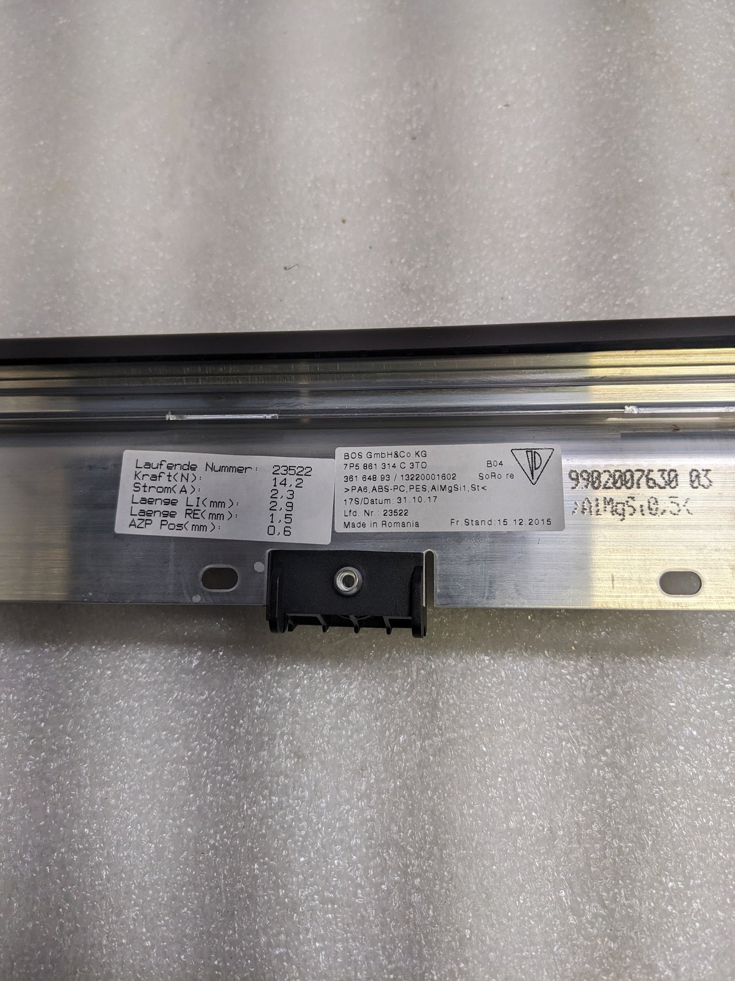 PORSCHE 958536314013T0 DOOR GLASS SUNSHADE FOR 2011-2018 CAYENNE LEATHER ESPRESSO NEW R23T6