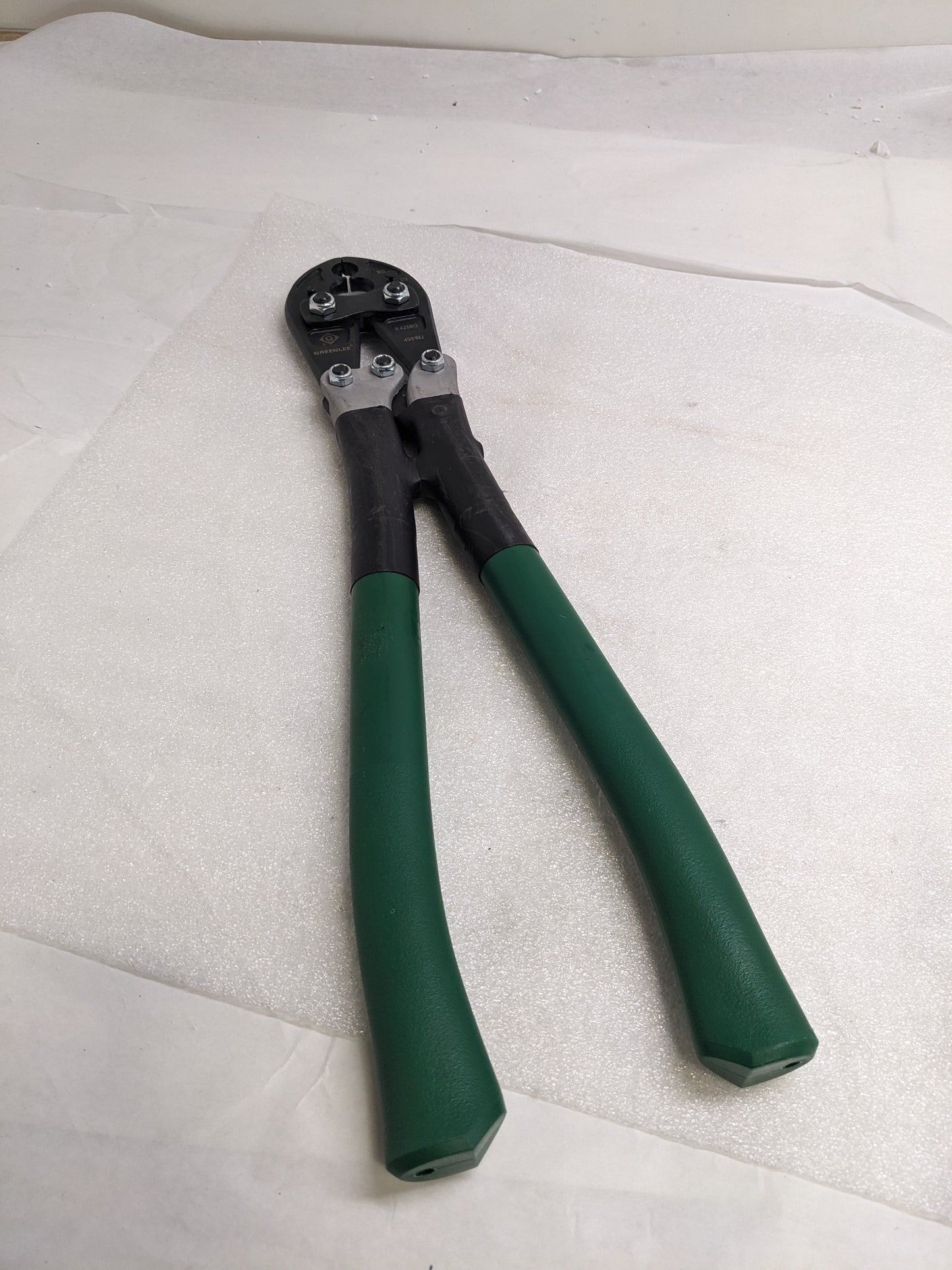 GREENLEE K425BG MANUAL CRIMPING TOOL WITH D3 AND BG DIE GROOVE NEW R28