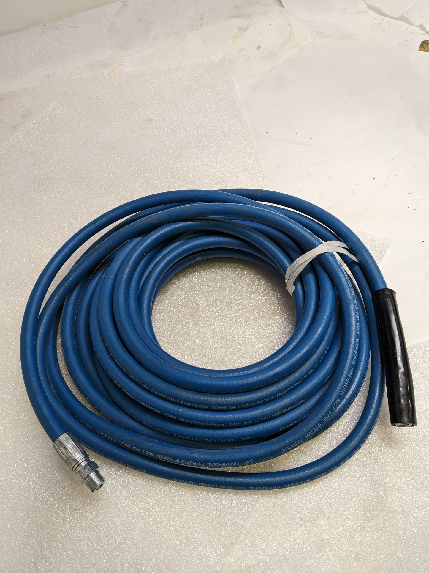 UNBRANDED PRESSURE WASHER HOSE 3/8 IN 50FT NEOPRENE BLUE NEW R8