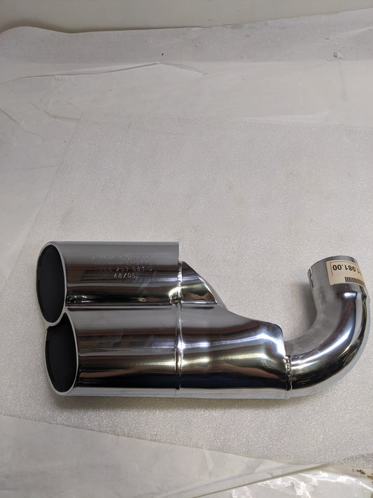 PORSCHE 95511198100 EXHAUST TAIL PIPE TIP FOR 2003-2006 CAYENNE LEFT NEW R21