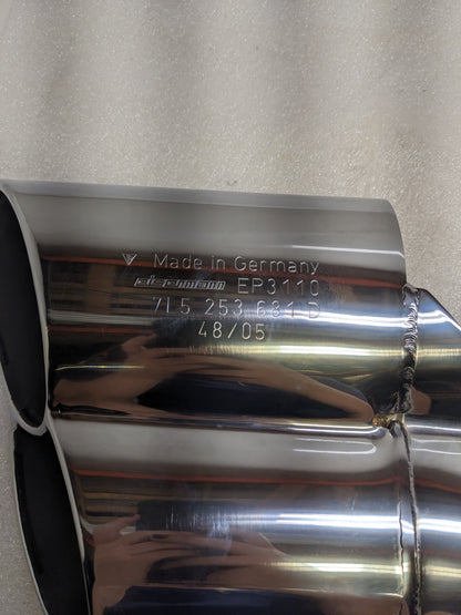 PORSCHE 95511198100 EXHAUST TAIL PIPE TIP FOR 2003-2006 CAYENNE LEFT NEW R21