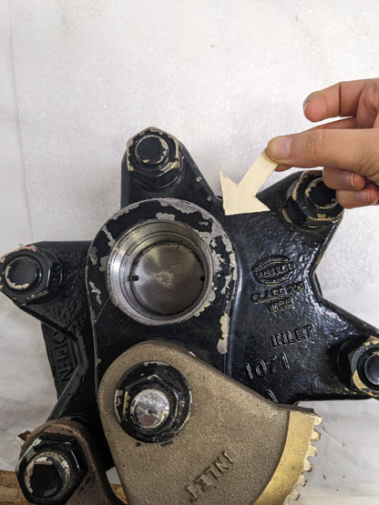 UNITED BRASS WORKS 299914 GATE VALVE CLASS 300 2" PIPE 750PSI W/O WHEEL NEW H1