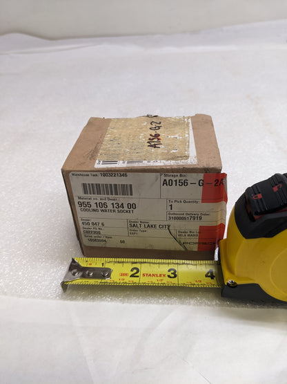 PORSCHE 95510613400 COOLANT FLANGE CYLINDER HEAD FOR 2008-2018 CAYENNE NEW R23T2