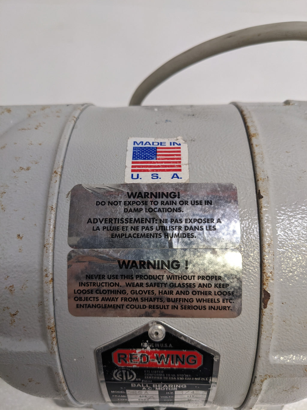 RED WING 26A LATHE 2-SPEED 1/4 HP 115V/60HZ CAST IRON NEW H2