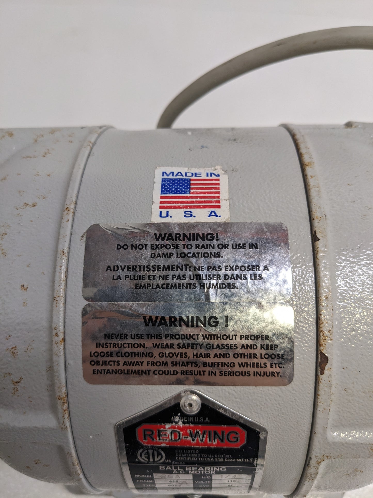 RED WING 26A LATHE 2-SPEED 1/4 HP 115V/60HZ CAST IRON NEW H2