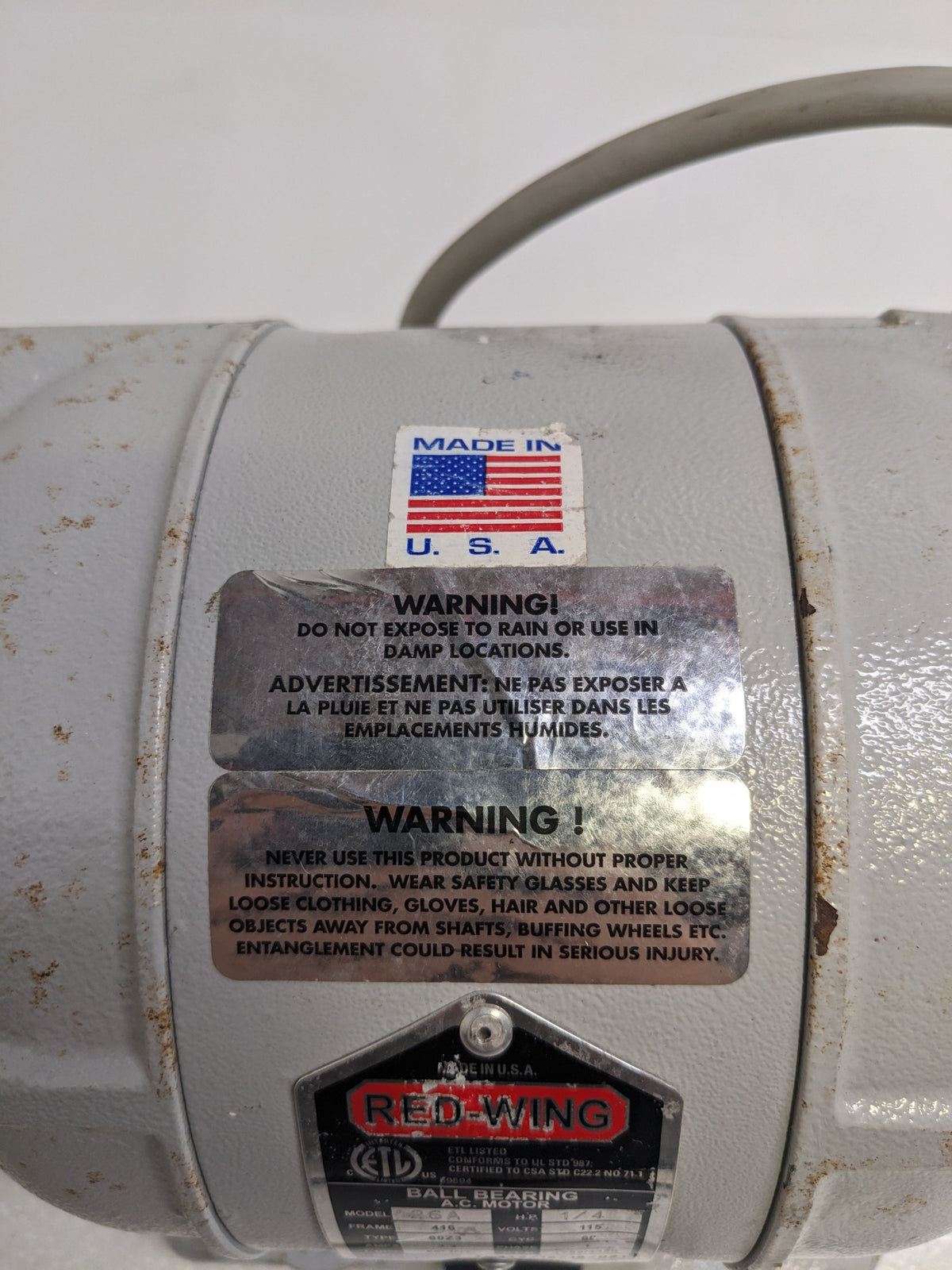 RED WING 26A LATHE 2-SPEED 1/4 HP 115V/60HZ CAST IRON NEW H2