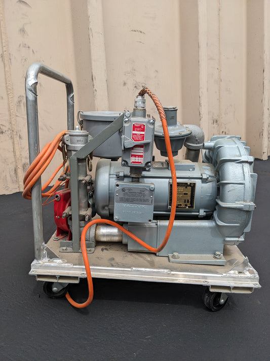 GAST 1.5 HP REGENERATIVE BLOWER R4P115N-50 BALDOR J718B 110/220-240 VOLTS NEW B2